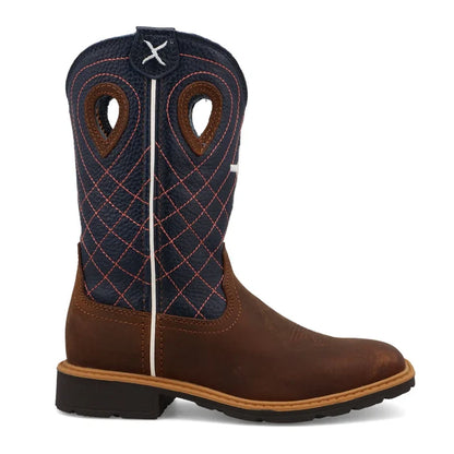 Twisted X Youth Mocha & Navy Cowboy Boot