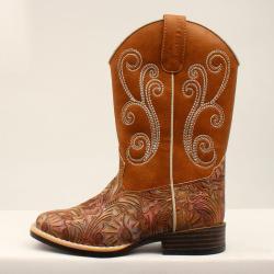 Twister Girl's Light Brown Elizabeth Toddler Boot