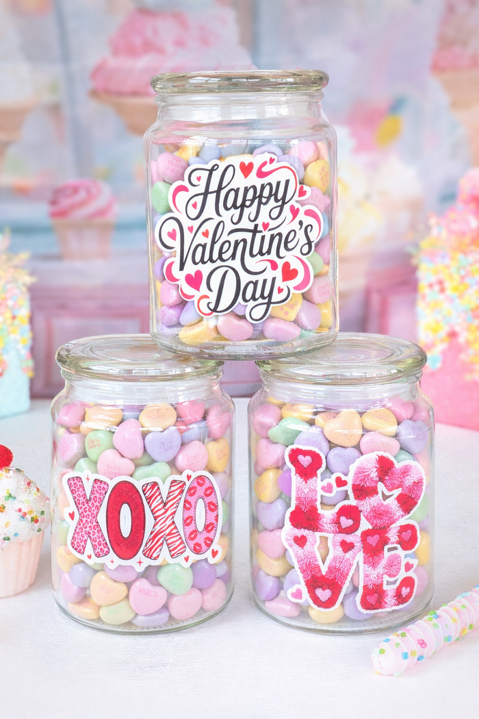 Valentine's Day Candy Jar