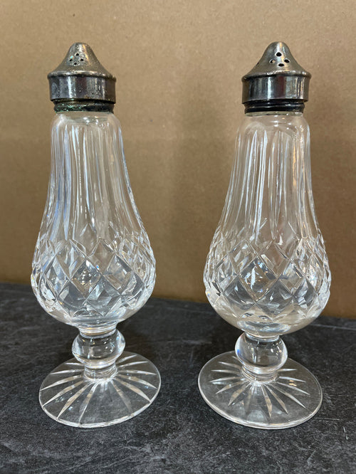 WATERFORD PAIR OF SALT AND PEPPER SHAKER
