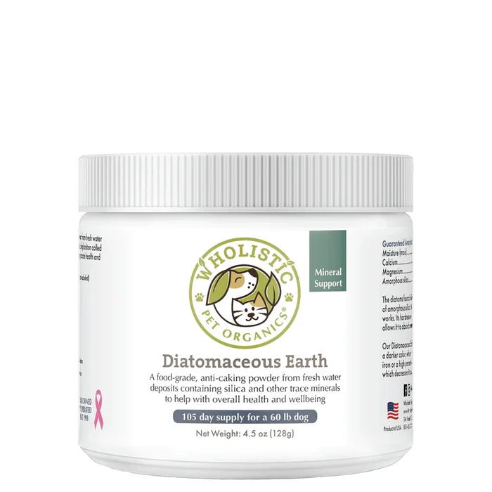 Wholistic Pet Organics Diatomaceous Earth 4.5oz - Paw Naturals