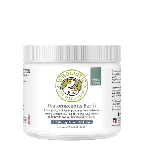 Wholistic Pet Organics Diatomaceous Earth 4.5oz - Paw Naturals