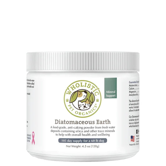 Wholistic Pet Organics Diatomaceous Earth 4.5oz - Paw Naturals