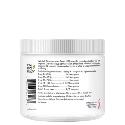 Wholistic Pet Organics Diatomaceous Earth 4.5oz - Paw Naturals