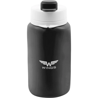 WINGS Butelka podróżna BIDON 550ml BLACK TRAVEL MUST HAVE