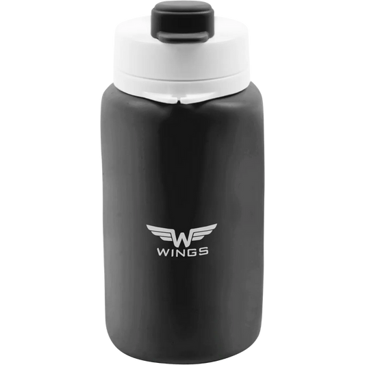 WINGS Butelka podróżna BIDON 550ml BLACK TRAVEL MUST HAVE