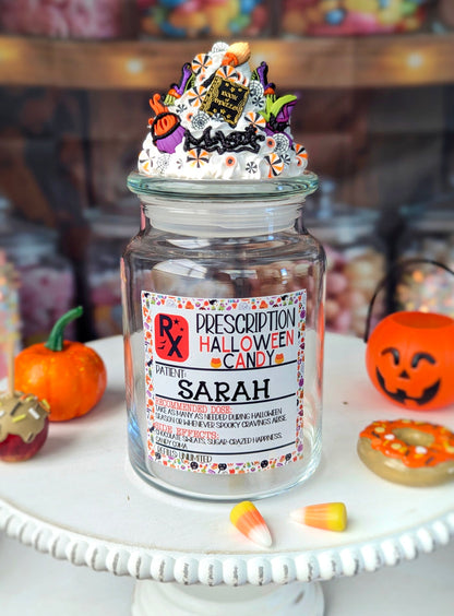 Witch Theme Halloween Candy Jar