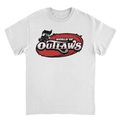 World of Outlaws Logo White T-Shirt