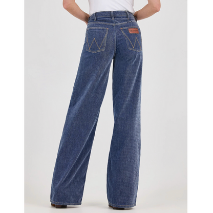 Wrangler Retro Women's Bailey High Rise Airy Wide Leg Jean in Reagan