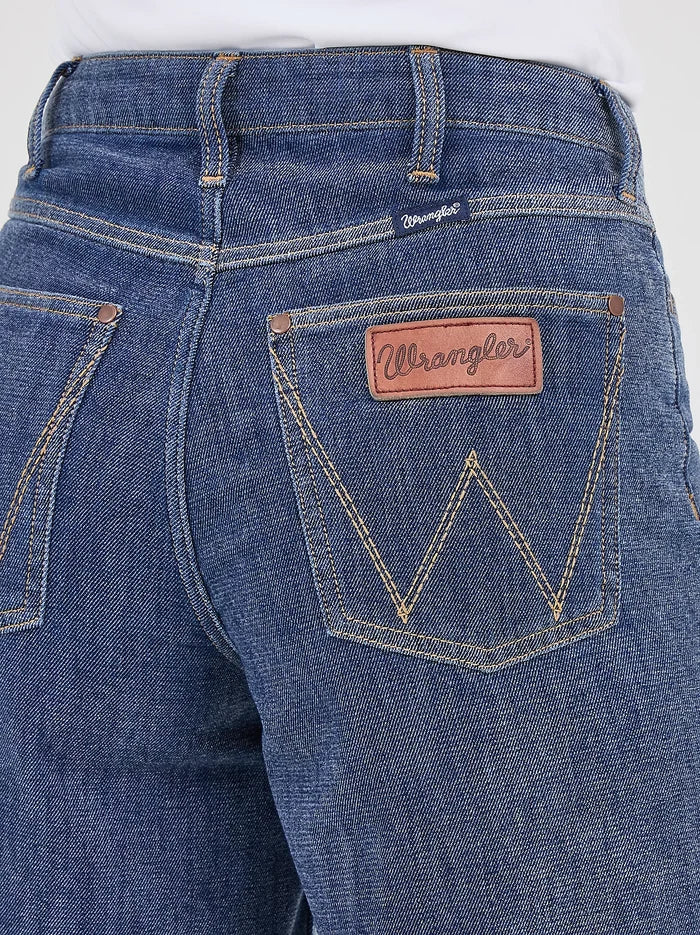 Wrangler Retro Women's Bailey High Rise Airy Wide Leg Jean in Reagan