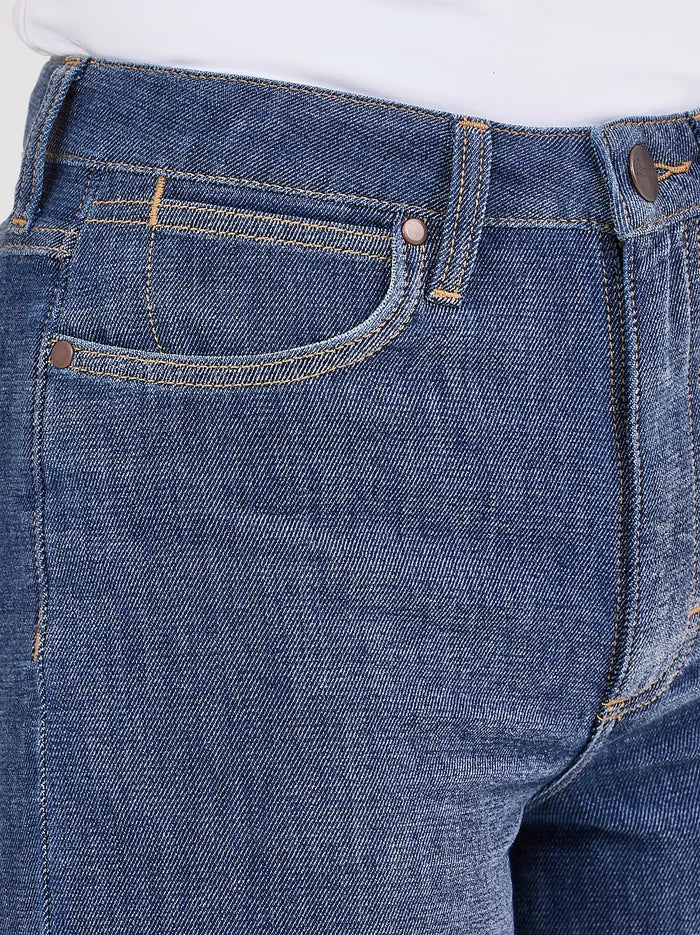 Wrangler Retro Women's Bailey High Rise Airy Wide Leg Jean in Reagan