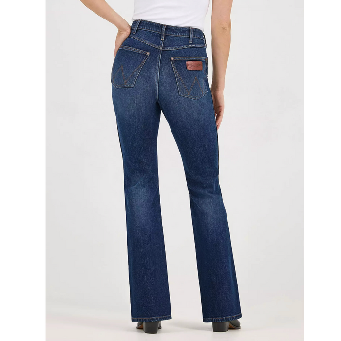 Wrangler Retro Women's Bailey High Rise Embellished Bootcut Jean in Wrenley