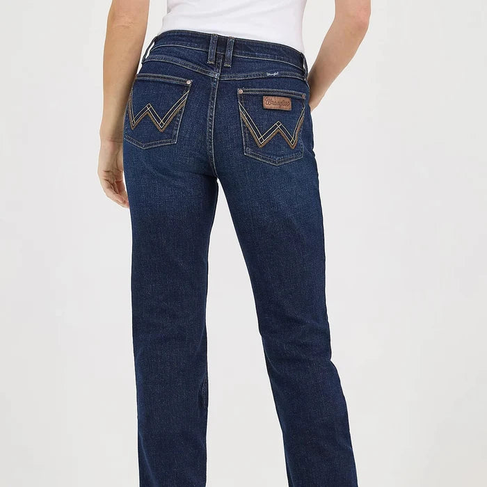 Wrangler Retro Women's Mae Mid Rise Bootcut Jean in Alayna
