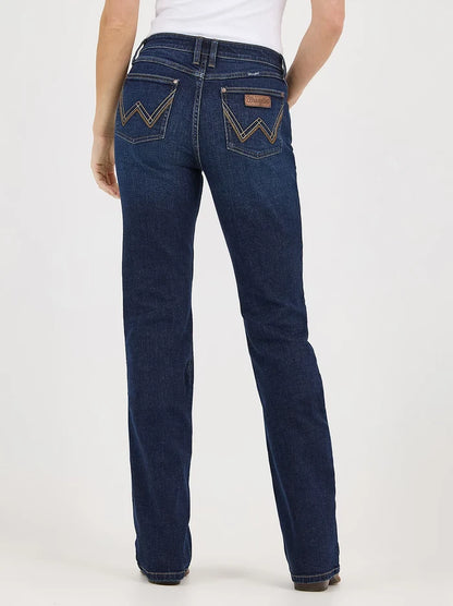 Wrangler Retro Women's Mae Mid Rise Bootcut Jean in Alayna