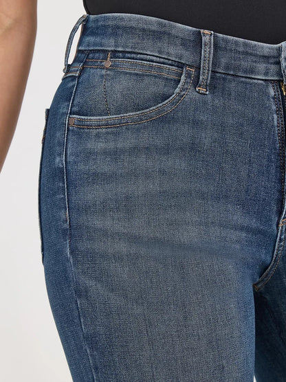 Wrangler Women's Bespoke High Rise Flare Jean in Raelyn