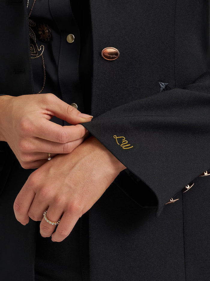 Wrangler X Lainey Wilson Wrancher Blazer in Black