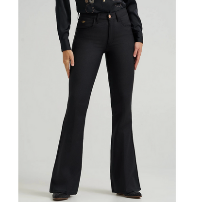 Wrangler x Lainey Wilson Wrancher Flare Pant in Black
