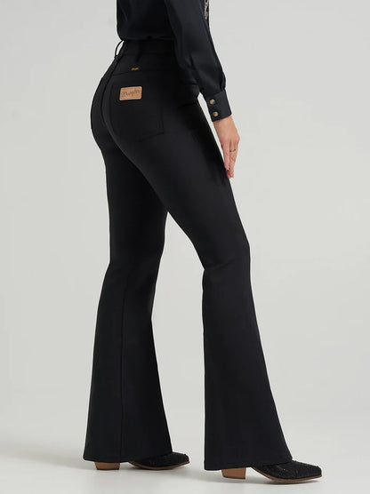 Wrangler x Lainey Wilson Wrancher Flare Pant in Black