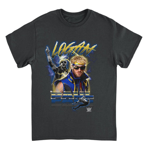 WWE Blue Steel Black T-Shirt
