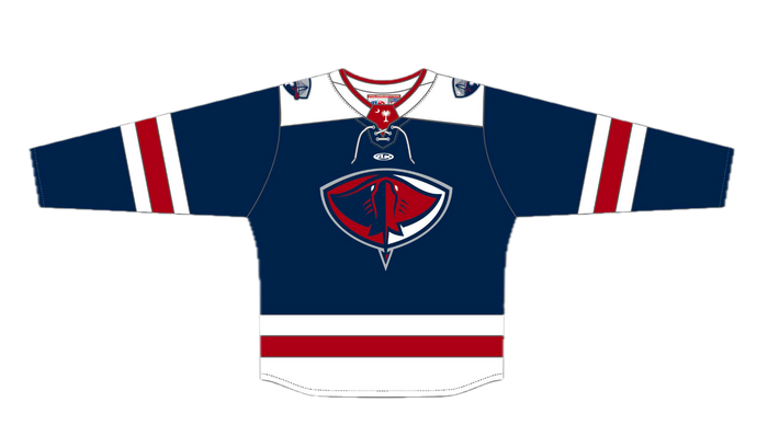 Youth Navy Athletic Knit Stingrays Replica Jersey